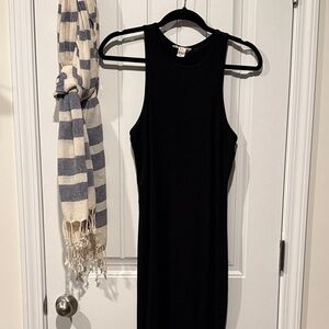 Forever 21 Black Midi Dress
